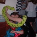 Snake Eats Two on Sofa
