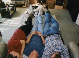 three in a bed